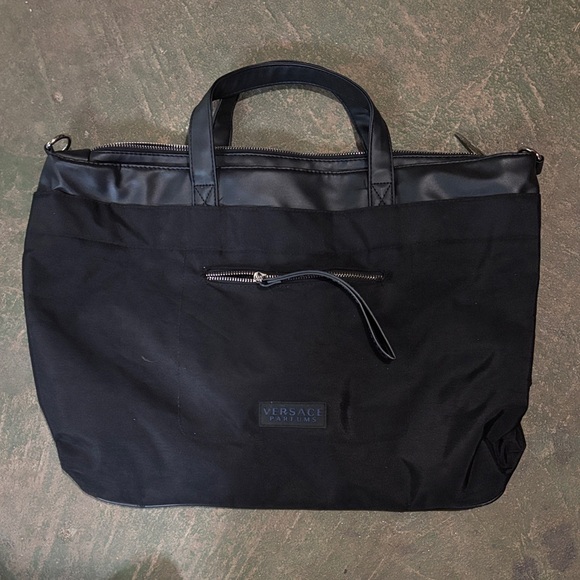 Versace Elegant Black Briefcase